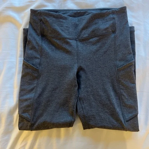 lululemon athletica Charcoal Gray Workout Leggings - Picture 2 of 5